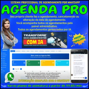 Agenda Pro Master -Sistema de agendamento pelo whatsapp