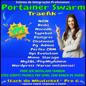 Portainer Swarm completo + Sistemas